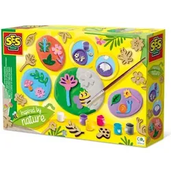 SES Creativ® Gießen und anmalen Pflanzen Relief - Inspired by nature