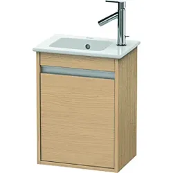 Duravit Ketho Waschtisch-Unterschrank KT6417L3030 40x28,5x55cm, wandhängend, Tür links, Eiche natur