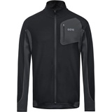 Gore Wear GOREWEAR R3 Partial Windstopper Shirt, Black/Terra Grey, L