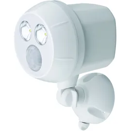 Mr Beams Außenstrahler Kunststoff H 16,5 cm 2er Set weiß