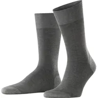 Falke Fine Shadow Socken grau 43-44