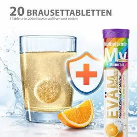 eväm Multivitamin Minerals Brausetabletten 20 St.