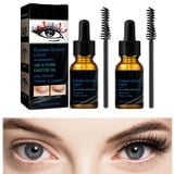 Nmbol Eyelash Rizinusöl Wimpern Wimpernserum,Schnelles Wimpernwachstum,2024 New Wimpernserum Wachstum,Rizinusöl Bio Wimpernserum,Wimpern Serum Schnell Wachstum,Lash Boosting Serum Mit Bürste,2 Stück