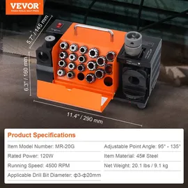 Vevor Bohrerschärfgerät 120 W