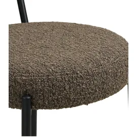 House Nordic Barhocker BADALONA 39 x 90 x 46 cm Braun/Schwarz