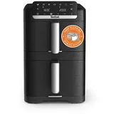 Tefal Easy Fry Crispy Stack Doppelkammer schwarz