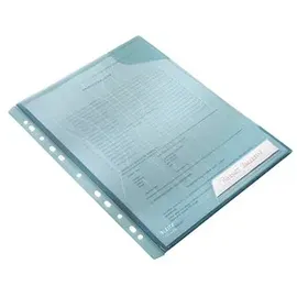 Leitz Prospekthüllen CombiFile DIN A4 blau genarbt 0,20 mm, 5 St.