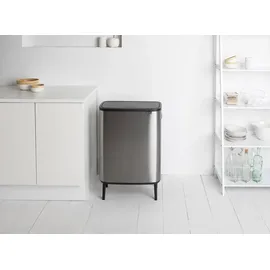 Brabantia Bo Touch Bin Hi 60 l matt steel fingerprint proof