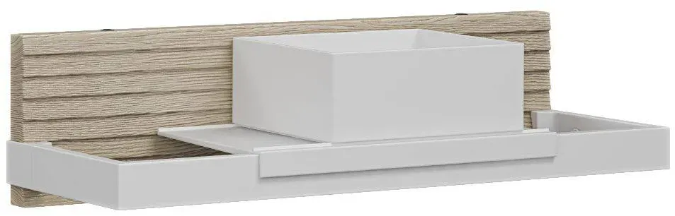 burgbad Fiumo Wandboard 117x450x150 Eiche Dekor Cashmere - Eiche Dekor Cashmere