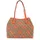 GUESS Schultertasche Vikky Large Tote Latte Logo / Orange