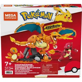 Mattel Mega Pokémon Glumanda Evolution Set 313-tlg. HFG06
