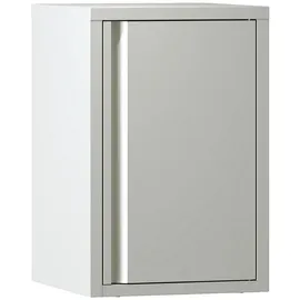 [en.casa] Hängeschrank Burlöv 50x33x35 cm Stahl Weiß