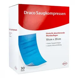 Saugkompressen unsteril 10x20cm Draco