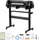 Vevor Vinylschneidemaschine mit 87 cm max. Zufuhrbreite & Doppelklingen & LED-Anzeige, Plottermaschine Vinyl-Schneideplotter-Set mit Signmaster-Software, kompatibel mit Windows und macOS