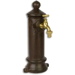 Moritz Garten Wassersäule Wasserhahn 30 x 13 x 15 cm Deko Garten Brunnen Standbrunnen Wasser Zapfstelle