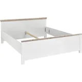 Home Affaire Bett »Florenz Doppelbett Landhausstil Bettgestell (100,140 oder 180/200cm)«, aus FSC®-zertifiziertem Holzwerkstoff, in 3 Breiten weiß