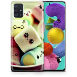 Hülle Handy Schutz für Wiko Y60 Case Cover Tasche Bumper Etuis TPU Motiv Schale