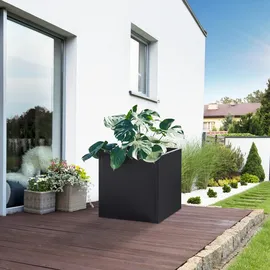 casa.pro Vaargel 60 x 60 x 60 cm Schwarz
