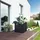 casa.pro Vaargel 60 x 60 x 60 cm Schwarz