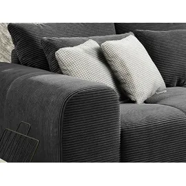 Jockenhöfer Hocker Moldau XXL 120 x 39 x 120 cm Grau