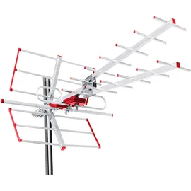 MacleanBrackets Maclean MCTV-855 Außenantenne TV Antenne Dachantenne DVB-T/T2 H.265 HEVC Full HD max 100dBμV UHF/VHF LTE Filter (Passive)