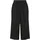 Pieces PCPIA HW Wide Culotte Schlupfhose Schwarz XL