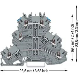 WAGO GmbH &amp; Co. KG Dreistockklemme 2000-3203