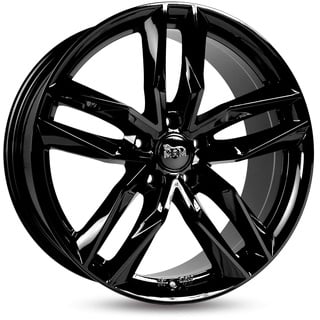 Mam Baby MAM RS3 black painted 7x16 ET45 - LK5/114.3 ML72.6 Alufelge schwarz