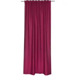 Vorhang ESPRIT "Canvas" Gr. 3, rot, B:130cm H:250cm, Polyacryl, Polyester, Gardinen, Maßanfertigung