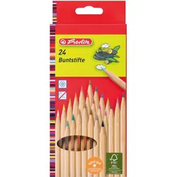 herlitz Buntstifte natur VE=24 Stück