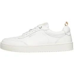 Sneaker N91 "Court W AB Damensneaker", Damen, Gr. 41, weiß, Leder, Textil, casual, Schuhe, Turnschuh Leder handgefertigt, sportlicher Freizeitschuh Damen