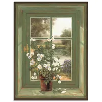 ARTland Artland, Wildrosen am Fenster T5YV (45 x 60