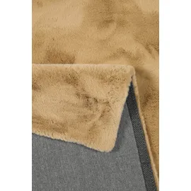 Esprit Hochflor-Teppich ESPRIT "Alice ESP-4377, Kunstfell", beige, B:200cm H:25mm L:200cm, Kunstfaser, Teppiche, Kaninchenfell-Haptik, besonders weich und dicht, für alle Räume