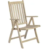 Garden Pleasure Solo Klappstuhl 61 x 61 x 103,5 natur