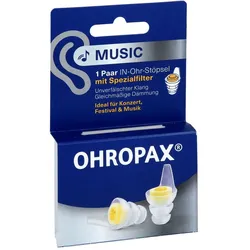 Ohropax Music Filterstoep