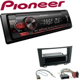 Pioneer 1-DIN Autoradio USB AUX Android Einbauset für Honda CR-V III 2006-2012