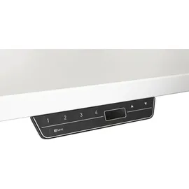 Hammerbacher Schreibtisch VXMST12/3/S ahorn nachbildung/silber