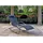 Garden Pleasure Naxos Schaukelliege 146 x 62 x 89 cm schwarz/silber