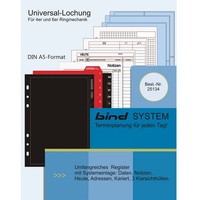 BIND Ringbuchkalender 1 Start Einlage MANAGER PLUS A5 f. Systemplaner weiß