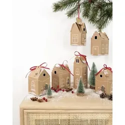 folia Adventskalender-Set Hygge Dorf 49-teilig