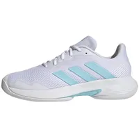 Adidas CourtJam Control Tennisschuh Cloud White / Bliss Blue / Cloud White 36