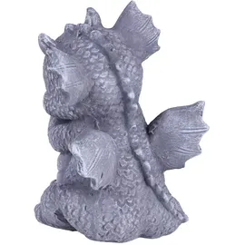 deluke Gartenfigur OTTO Keramik Grau-Schwarz 37x28x27cm Gartendeko Outdoor Figur