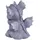 deluke Gartenfigur OTTO Keramik Grau-Schwarz 37x28x27cm Gartendeko Outdoor Figur