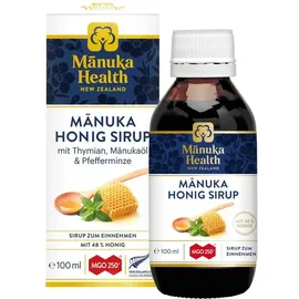Manuka Health Mgo 250+ Honig Sirup Lösung 100 ml