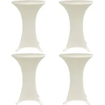 deluke Stehtischhusse AMAU Schwarz Ø 70 cm 4er Set