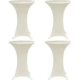 deluke Stehtischhusse AMAU Schwarz Ø 70 cm 4er Set