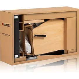 Hammer Ergometer CardioPace 5.0 NorsK, Heimtrainer & Black / Brown - One Size