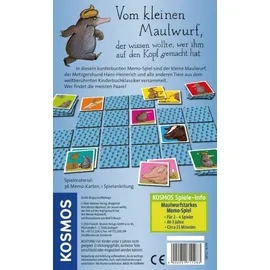 ISBN Vom kleinen Maulwurf, der wissen wollte, wer ihm auf den Kopf gemacht hat Memory