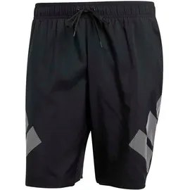 adidas Badeshorts Big Bars Schwarz/Weiß S