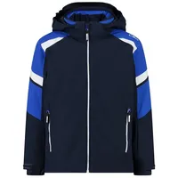 CMP KID JACKET SNAPS Hood BLACK blue 116